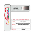 colour card paint for vauxhall Senator Smoke Grey Code 96L/140 1992 2003
