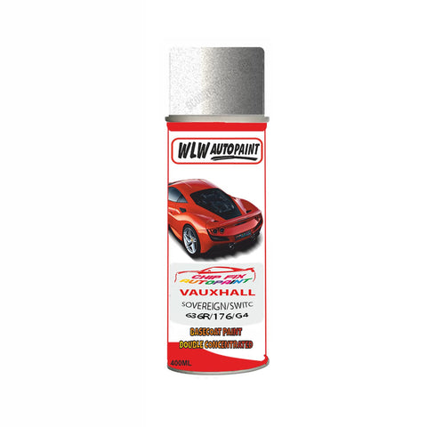 Aerosol Spray Paint For Vauxhall Corsa Sovereign/Switchblade Silver Code 636R/176/G4L 2009-2021