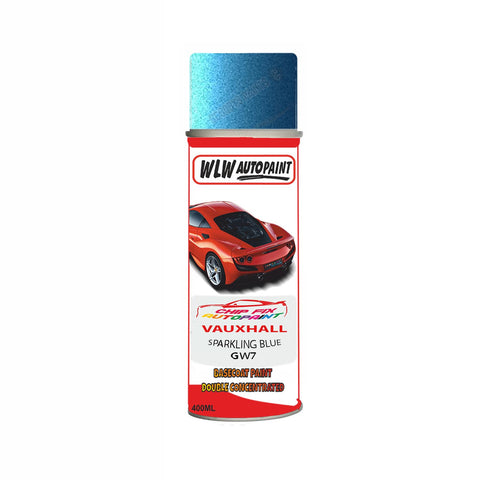 Aerosol Spray Paint For Vauxhall Karl Sparkling Blue Code Gw7 2015-2018