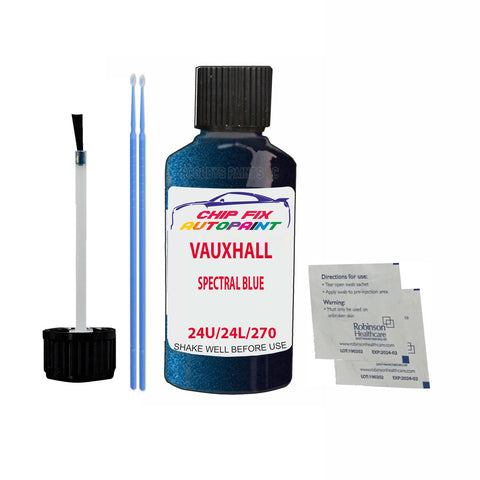 VAUXHALL SPECTRAL BLUE Code: (24U/24L/270) Car Touch Up Paint Scratch Repair