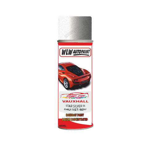 Aerosol Spray Paint For Vauxhall Vectra Star Silver Ii Code 82L/83L/119 1997-2013