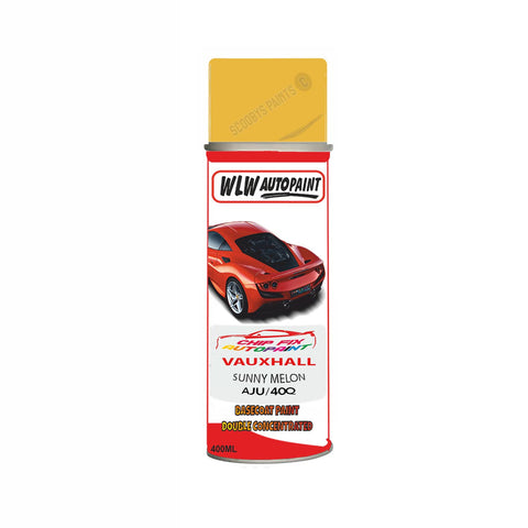 Aerosol Spray Paint For Vauxhall Corsa Vxr Sunny Melon Code Aju/40Q 2007-2017
