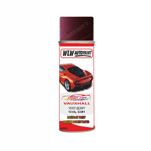 Aerosol Spray Paint For Vauxhall Insignia Very Berry Code Gwl/50N 2013-2017