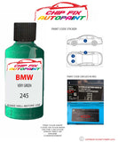 paint code location sticker Bmw Z Series Very Green 245 1990-1993 Green plate find code