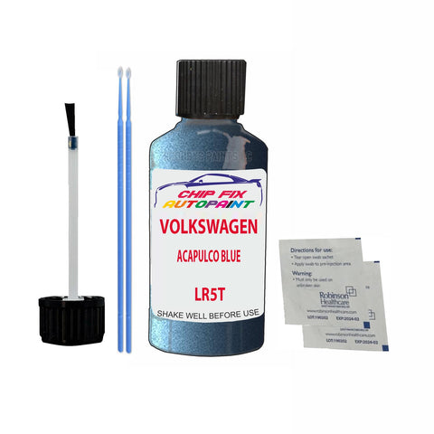 Paint For Vw Sharan Acapulco Blue LR5T 2010-2020 Blue Touch Up Paint