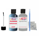 Undercoat anti rust primer Vw Touareg Acapulco Blue LR5T 2010-2020 Blue scratch chip pen paint