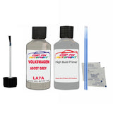 Undercoat anti rust primer Vw Jetta Ascot Grey LA7A 1981-2021 Silver/Grey scratch chip pen paint
