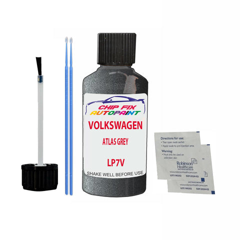 Vw Atlas Grey Code:(Lp7V) Car Touch Up Scratch Paint