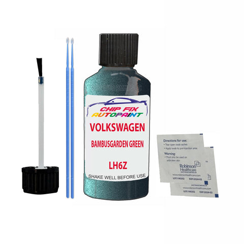 Paint For Vw Caravelle Bambusgarden Green LH6Z 2013-2020 Green Touch Up Paint