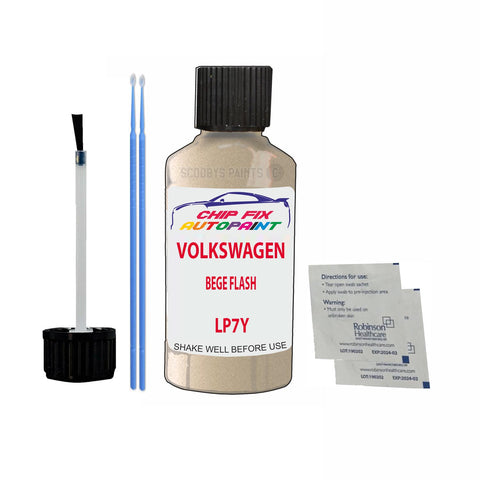 Paint For Vw Passat Flash Silver LP7Y 1984-1991 Brown/Beige/Gold Touch Up Paint