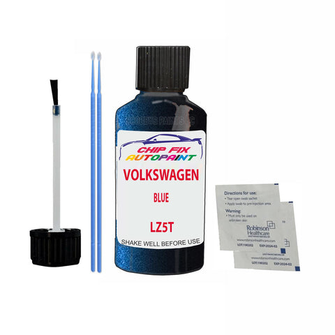 Vw Blue Code:(Lz5T) Car Touch Up Scratch Paint