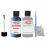 Undercoat anti rust primer Vw Golf Blue Silk LD5L 2013-2021 Blue scratch chip pen paint