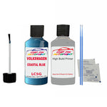 Undercoat anti rust primer Vw Golf Coastal Blue LC5G 2003-2005 Blue scratch chip pen paint