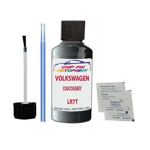 Vw Coucougrey Code:(Lr7T) Car Touch Up Scratch Paint