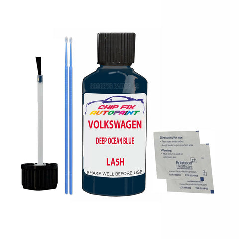 Vw Deep Ocean Blue Code:(La5H) Car Touch Up Scratch Paint