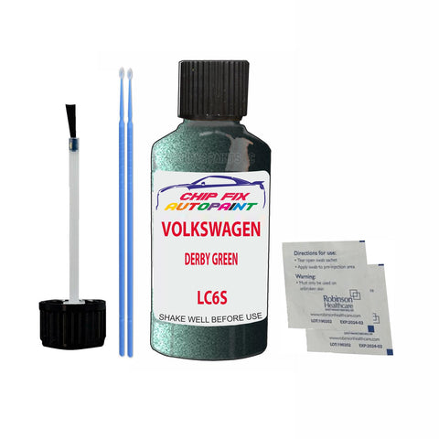 Paint For Vw Passat Derby Green LC6S 2005-2008 Green Touch Up Paint