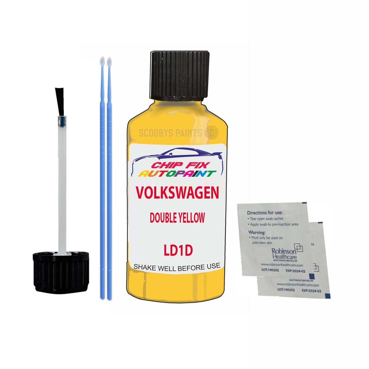 Volkswagen Double Yellow Code:(Ld1D) Car Touch Up Scratch Paint – Car ...