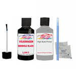 Undercoat anti rust primer Vw Corrado Ebenholz Black L041 1967-2021 Black scratch chip pen paint