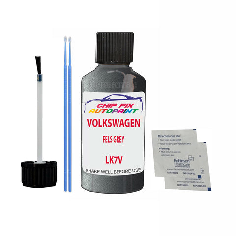 Paint For Vw Cabriolet Fels Grey LK7V 1985-1989 Silver/Grey Touch Up Paint