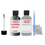 Undercoat anti rust primer Vw Eos Indium Grey LR7H 2011-2021 Silver/Grey scratch chip pen paint