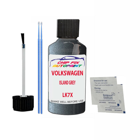 Paint For Vw Passat Island Grey LK7X 2005-2015 Silver/Grey Touch Up Paint