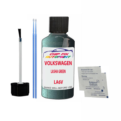 Paint For Vw Polo Lasha Green LA6V 1982-1988 Green Touch Up Paint