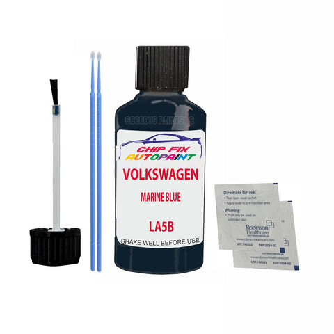 Paint For Vw Passat Marine Blue LA5B 1984-1998 Blue Touch Up Paint