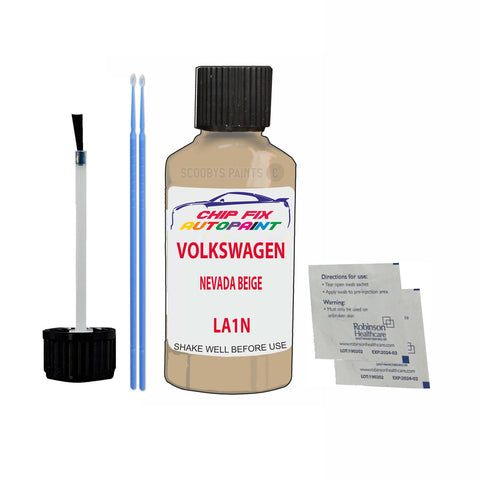 Paint For Vw Polo Nevada Beige LA1N 1984-1988 Brown/Beige/Gold Touch Up Paint
