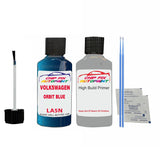 Undercoat anti rust primer Vw Golf Orbit Blue LA5N 1997-2004 Blue scratch chip pen paint