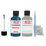 Vw Pargas Blue Code:(Lb5A) Car Touch Up Scratch Paint Anti Rust Primer Grey