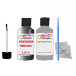 Undercoat anti rust primer Vw Crosstouran Pepper Grey LD7R 2009-2018 Silver/Grey scratch chip pen paint