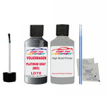 Undercoat anti rust primer Vw Golf Platinum Gray (Mex) LD7X 2001-2022 Silver/Grey scratch chip pen paint