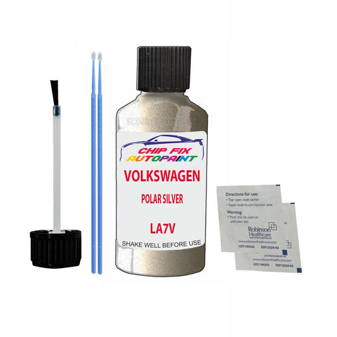 Paint For Vw Polo Polar Silver LA7V 1983-1989 Silver/Grey Touch Up Paint