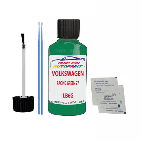 Vw Racing Green 97 Code:(Lb6G) Car Touch Up Scratch Paint