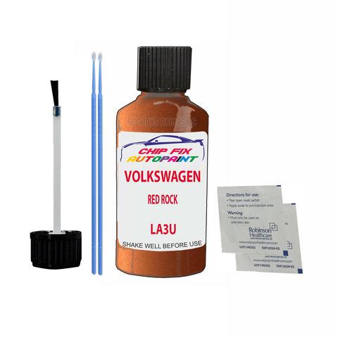 Paint For Vw Beetle Red Rock LA3U 2007-2010 Orange Touch Up Paint