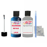 Undercoat anti rust primer Vw Beetle Cabrio Reef Blue LB5K 2010-2021 Blue scratch chip pen paint