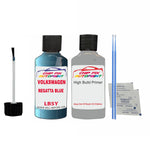 Undercoat anti rust primer Vw Polo Regatta Blue LB5Y 1981-1984 Blue scratch chip pen paint