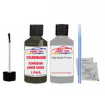 Undercoat anti rust primer Vw Caravelle Schwedish Armee Green LP6A 1990-2014 Green scratch chip pen paint