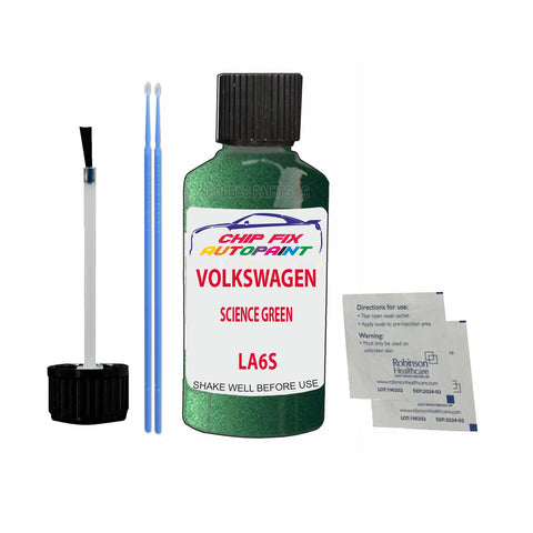 Vw Science Green Code:(La6S) Car Touch Up Scratch Paint