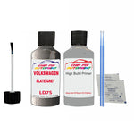 Undercoat anti rust primer Vw Touran Slate Grey LD7S 2006-2012 Silver/Grey scratch chip pen paint