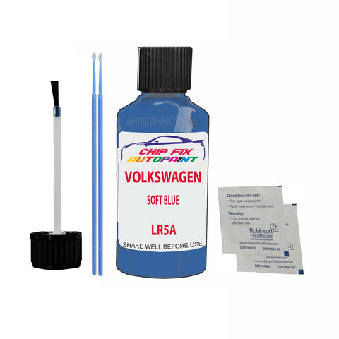 Paint For Vw Lupo Soft Blue LR5A 1998-2005 Blue Touch Up Paint