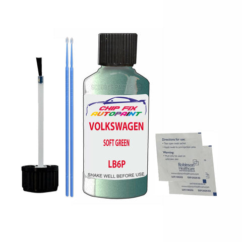 Paint For Vw Golf Soft Green LB6P 1993-1998 Blue Touch Up Paint