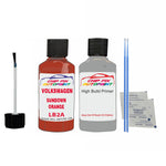 Undercoat anti rust primer Vw Multivan Sundown Orange LB2A 2002-2009 Orange scratch chip pen paint