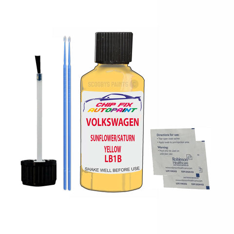 Paint For Vw Bettle Convertible Sunflower/Saturn Yellow LB1B 2002-2016 Yellow Touch Up Paint
