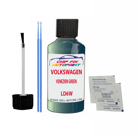 Paint For Vw Touareg Venezien Green LD6W 2003-2015 Green Touch Up Paint
