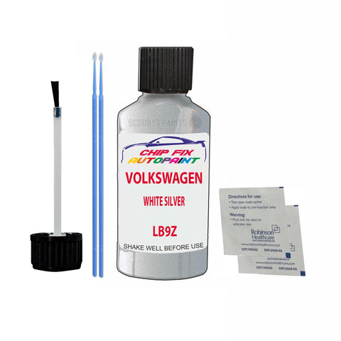 Paint For Vw Sharan White Silver LB9Z 2016-2022 Silver/Grey Touch Up Paint