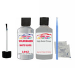 Undercoat anti rust primer Vw Golf Gti White Silver LB9Z 2016-2022 Silver/Grey scratch chip pen paint