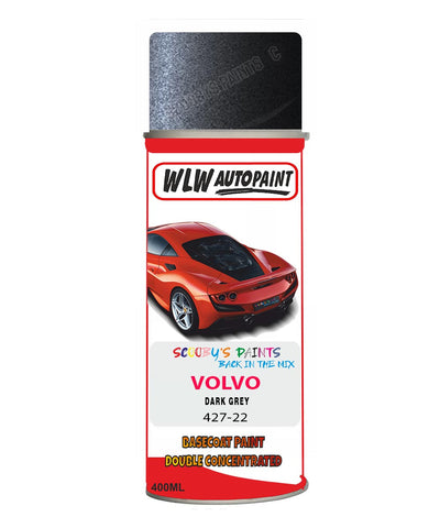 Aerosol Spray Paint For Volvo S70/V70 Dark Grey Colour Code 427-22