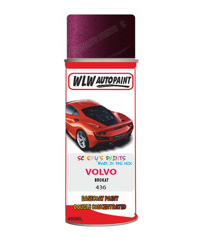 Aerosol Spray Paint For Volvo S70/V70 Brokat Colour Code 436