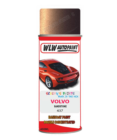 Aerosol Spray Paint For Volvo S70/V70 Sandstone Colour Code 437
